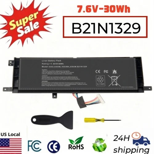 B21N1329 Battery For Asus X453 X453MA X553 X553M X553MA X403 X403MA F553M R515M