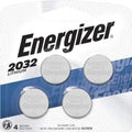 Energizer 2032BP-4 3 Volt Lithium Coin Battery - Retail Packaging (2 x Pack...