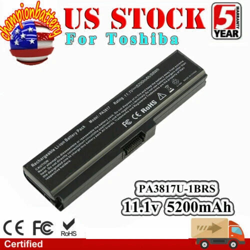 PA3819U-1BRS Battery for Toshiba Satellite L755 C655 M645 L600 L675 PA3817U-1BRS