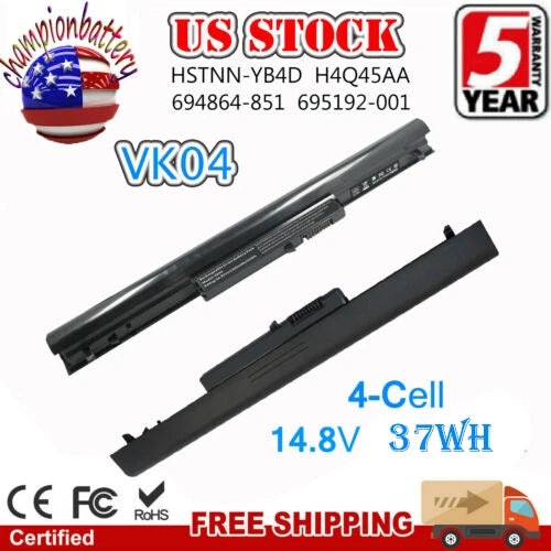 Battery For HP Pavilion Sleekbook 15.6"15-b 695192-001 694864-851 695192-001