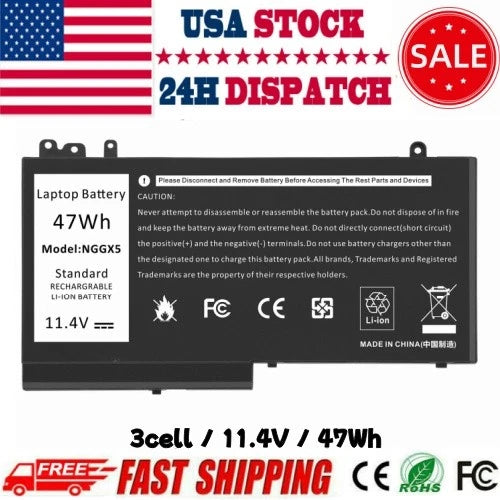 NGGX5 Battery For Dell Latitude E5270 E5470 E5570 JY8D6 954DF 0JY8D6 47wh