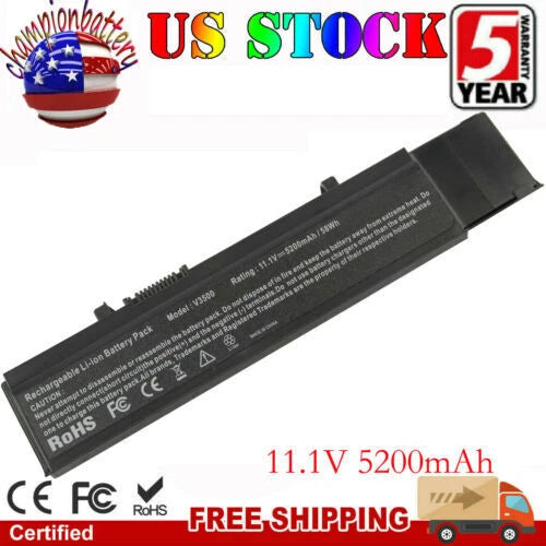 Battery for Dell Vostro 3400 3500 3700 V3400 V3500 V3700 7FJ92 4JK6R Y5XF9 CYDWV