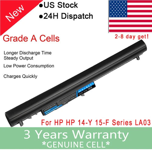 Battery LA03 LA03DF for HP 15-F271WM 15-F272WM 775625-121 776622-001 Notebook FS
