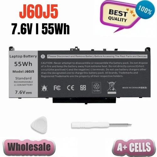 Battery For Dell Latitude E7270 E7470 Series Laptop J60J5 R1V85 451-BBSX 451 US