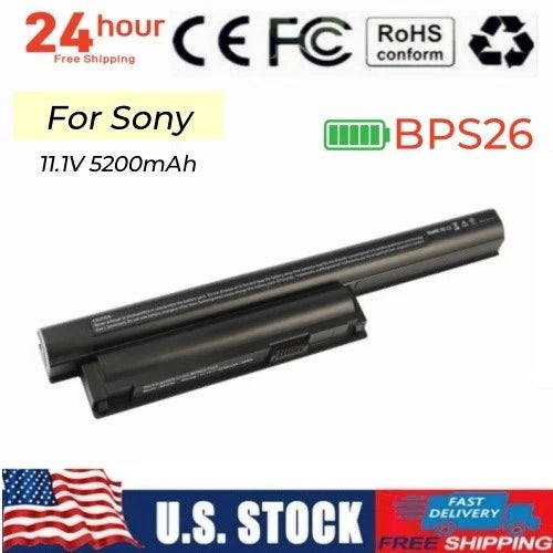 Battery for SONY VAIO SVE151D11M SVE1511L1EW LAPTOP VGP-BPS26 BPL26 VPCEH