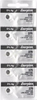 Energizer 379 (SR521SW) Silver Oxide Battery 1.55 Volt 10 Batteries
