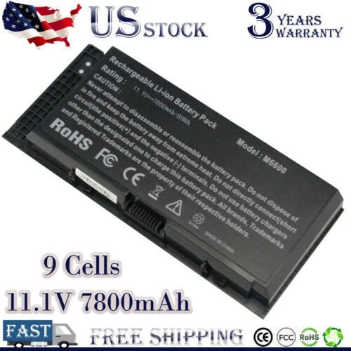 T3NT1 Laptop Battery for Dell Precision M4600 M6600 M4700 M50 M4800 FV993