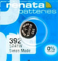 392 RENATA SR41W SR41 V392 D392 Watch Battery Free Shipping Authorized Seller