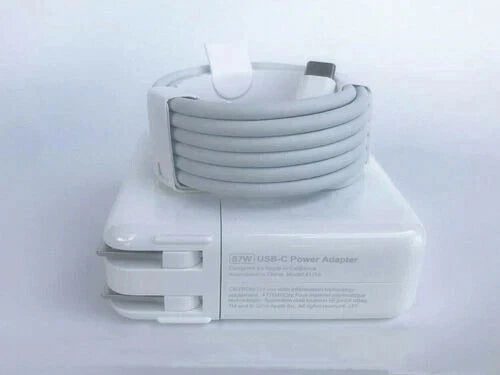 OEM 87W USB C Power Adapter Charger for Macbook Pro 15" A1707 A1919 A1990 +Cord