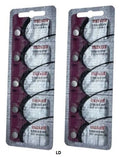 321 MAXELL WATCH BATTERIES (10 piece) SR616SW SR616 S321 321 NewAuthorizedSeller