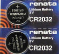 CR 2032 RENATA WATCH BATTERY (2 piece) ECR2032 CR2032 Authorized Seller