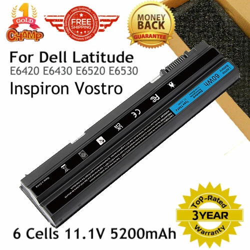 Battery for Dell Latitude E5430 E5520 E5530 E6420 E6430 E6520 E6530 312-1163 New