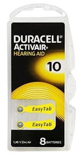 Duracell Activair Mercury Free Hearing Aid Batteries Size 10 (40-160) Exp 2029
