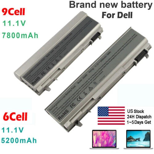 6/9Cells Battery For Dell Latitude E6400 E6410 E6500 E6510 PT434 PT435 PT436 NEW