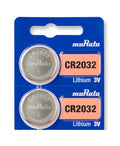2 x Murata/Sony CR2032 2032 DL2032 3V Button Lithium Coin Battery EXP 2031