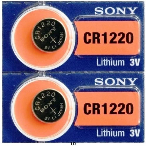 CR 1220 SONY / MURATA LITHIUM BATTERIES (2 piece) 3V Watch Authorized US Seller