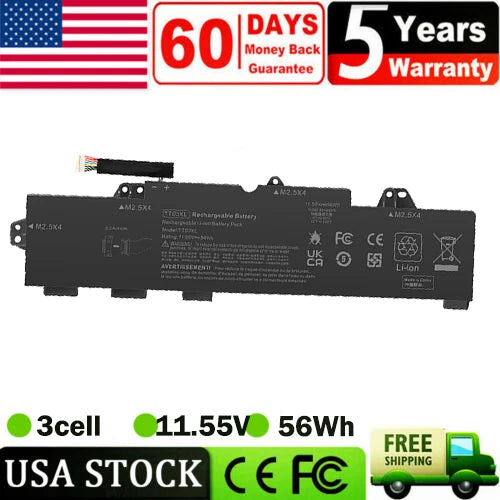 TT03XL 933322-855 Laptop Battery For HP EliteBook 755 850 G5 ZBook 15U G5 56Wh