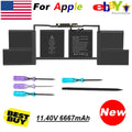 LOT A1820 A1707 Battery for APPLE Macbook Pro 15'' A1707 2016 2017 MLH32LL/A