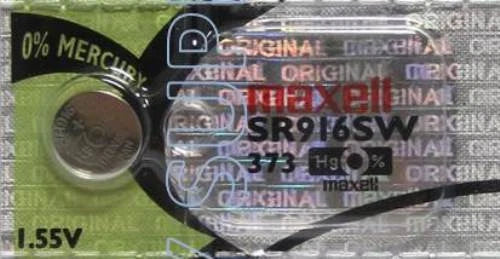 1 Maxell 373 SR916SW V373 373 617 WA 280-45 SB-AJ/DJ SR68 Battery