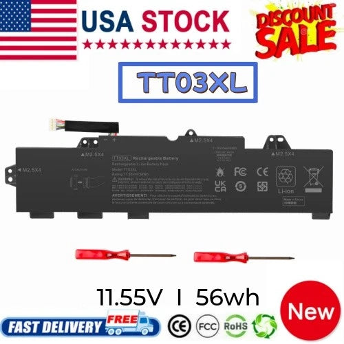 Lot 56Wh Battery For HP EliteBook 850 G5 850 G6 ZBook 15U G5 Series TT03XL Hp4