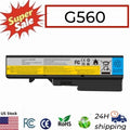 ?6 Cell G560 Battery for Lenovo IdeaPad G460 G570 V570 Z470 B570 L09S6Y02 48Wh
