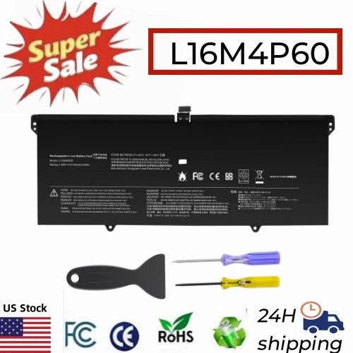 ?L16M4P60 Battery 70Wh for Lenovo Yoga 920-13IKB 920-131KB 920-13IKB-80Y7 80Y8
