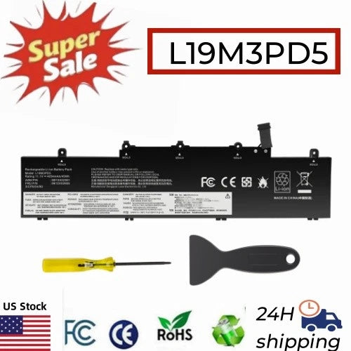 ?L19M3PD5 Battery for Lenovo ThinkPad E14 E15 Gen 2 L19C3PD5 L19D3PD5 L19L3PD5