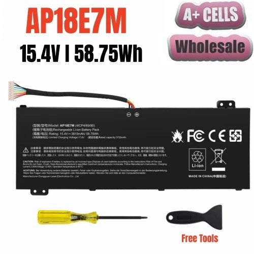 AP18E7M AP18E8M Battery For Acer Acer Aspire 7 A715-74G Nitro 5 AN515-54 Series