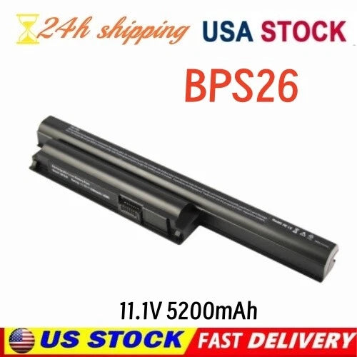BPS26 Battery for Sony VAIO VGP-BPS26 VGP-BPS26A VGP-BPL26 VPC-EH VPC-CA