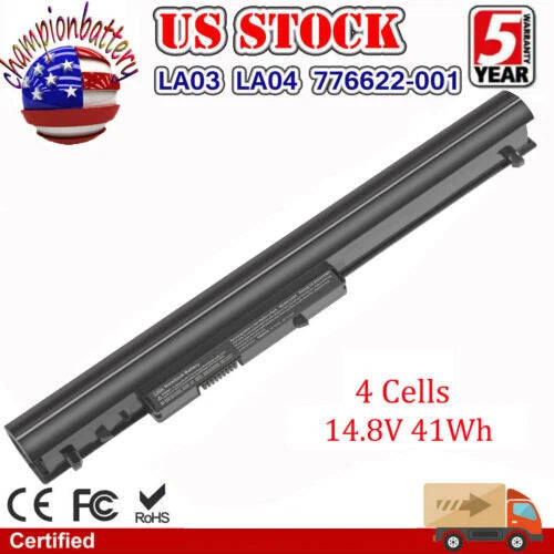 LA03 LA04 Battery for HP 15-F233WM 15-F247NR 15-F271WM 15-F272WM 776622-001 New
