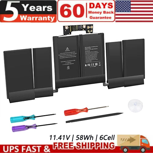 A1964 Battery for Apple Macbook Pro 13 inch A1989 Mid 2018 2019 Notebook PC