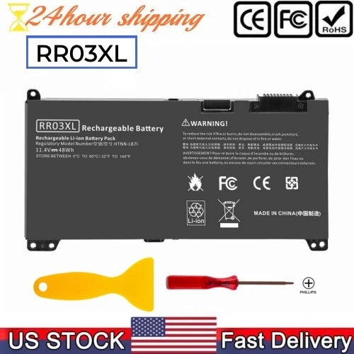RR03XL Battery For HP ProBook 440 450 470 G4 G5 Serie HSTNN-LB7I HSTNN-UB7C 48Wh