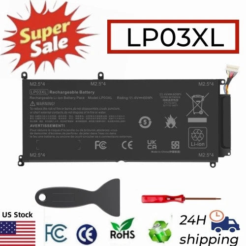 LP03XL Battery For HP Envy M6 14-j104TX TPN-C122 807417-005 805094-005 60Wh