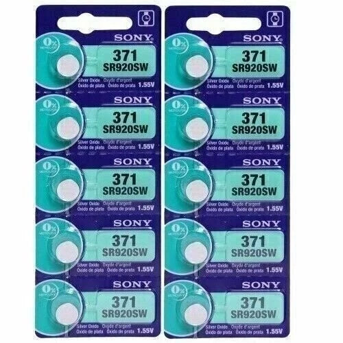MURATA / SONY 371 370 SR920W SR920SW (10 Piece) Brand New Battery US Seller
