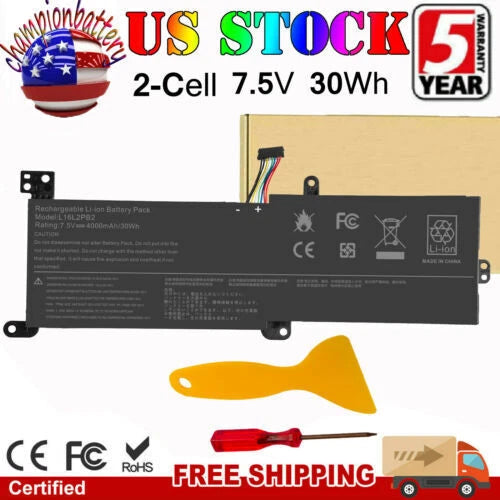 L16L2PB2 Battery for Lenovo Ideapad 320 L16L2PB3 L16M2PB1 L16S2PB2 L16C2PB2 US
