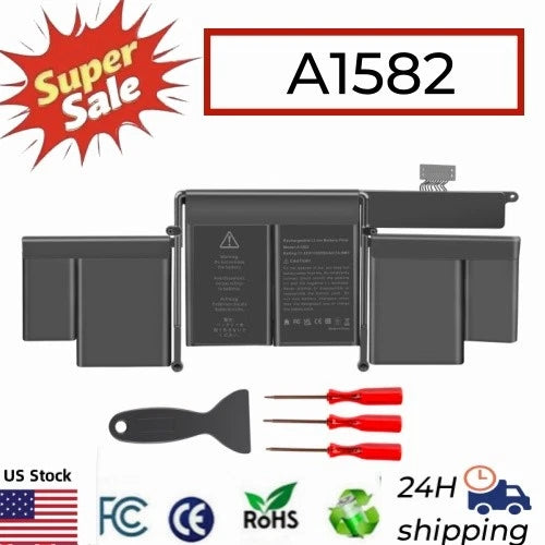 A1582 Battery for MacBook Pro 13 inch Retina Early 2015 Mid 2014 Late 2013 A1502