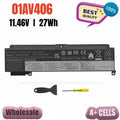 00HW025 00HW024 Battery For Lenovo ThinkPad T460s T470s 1AV405 01AV406 27wh