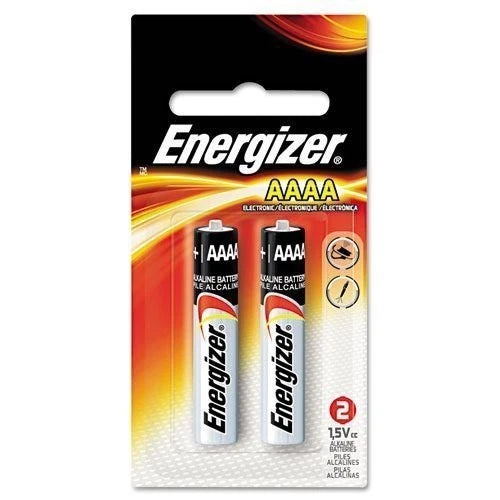 Energizer Alkaline Batteries Size Aaaa 1.5 V Blister Pack 2