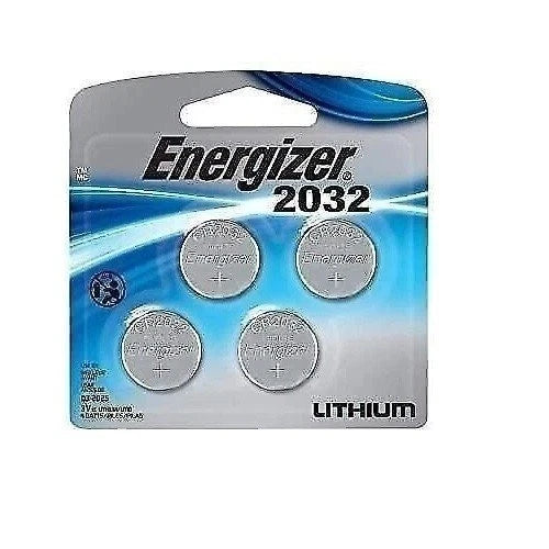 Energizer Watch/Electronic Batteries, 3 Volts, 2032, 4 (2x2) Batteries...