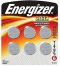 Energizer Lithium Batteries 2032 - 6 pack