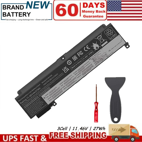 01AV406 Battery For Lenovo ThinkPad T460s T470s 00HW024 00HW025 SB10J79003 27Wh