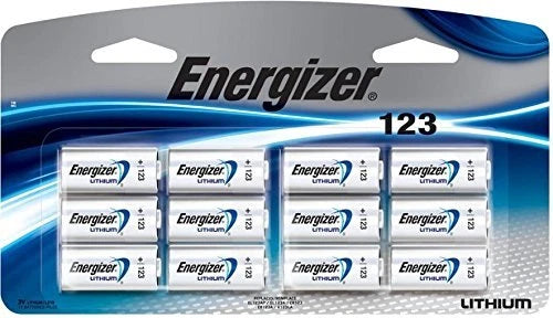 24 pk Energizer Lithium CR123A 123 CR123 3V Photo Lithium Batteries