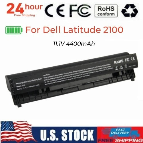 Battery/Charger for Dell Latitude 2100 2110 2120 312-0229 4H636 00R271 451-11039