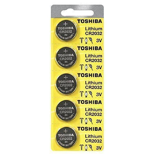 5 x New Original Toshiba CR2032 CR 2032 3V LITHIUM BATTERY BR2032 DL2032- EX2033