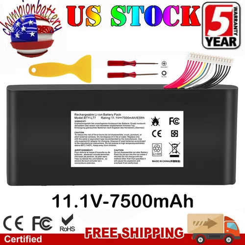 BTY-L77 Battery For MSI GT72 2QD 2QE GT72S 6QE GT72VR WT72 MS-1782 MS-1785
