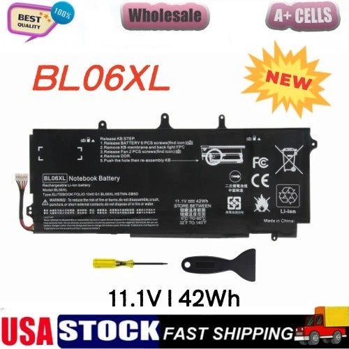 ?BL06XL BLO6XL Laptop Battery for HP EliteBook Folio 1040 G0 G1 G2 HSTNN-DB5D