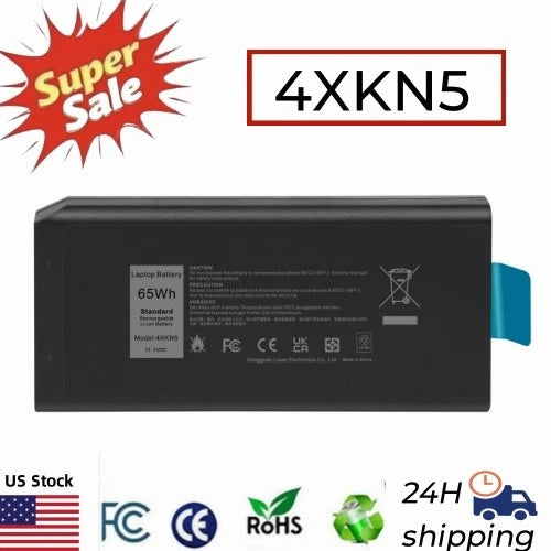 ?LOT 10 CJ2K1 4XKN5 Battery for Dell Latitude 5404 7404 5414 Rugged Extreme 65wh