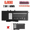 ?LOT 68wh GJKNX Battery For Dell Latitude 5480 5580 5280 5490 5491 5580 5590 US