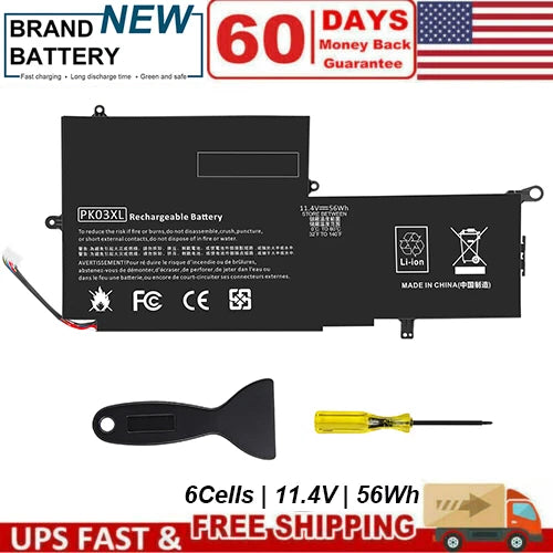 PK03XL Battery For Spectre X360 13-4002dx 13-4003dx 789116-005 788237-2c3 56Wh