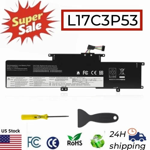 ?L17L3P53 L17M3P55 L17C3P5301 Battery For Lenovo ThinkPad L380 L390 Yoga 01AV483